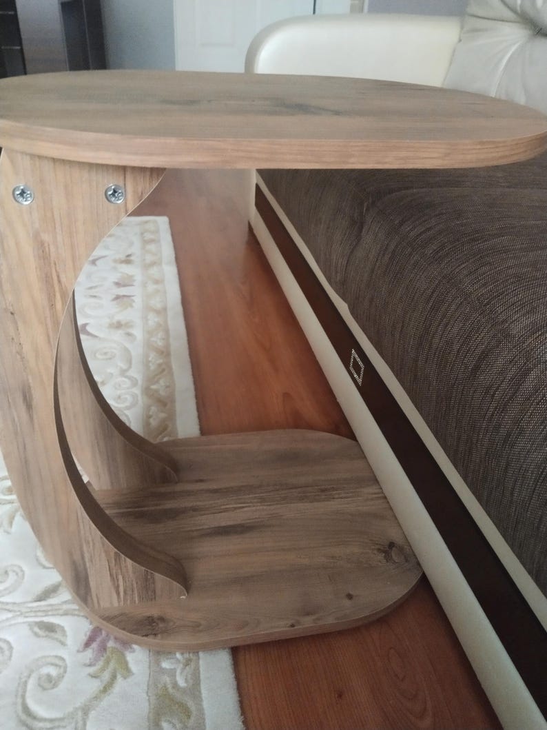 Pine Wood Coffee Table: Modern Scandi Style Living Room Table image 7