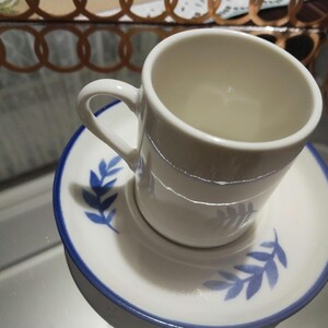 Porcelain Espresso Cup and Saucer Set: Boho Coffee Cups, 2.8 Oz - Etsy