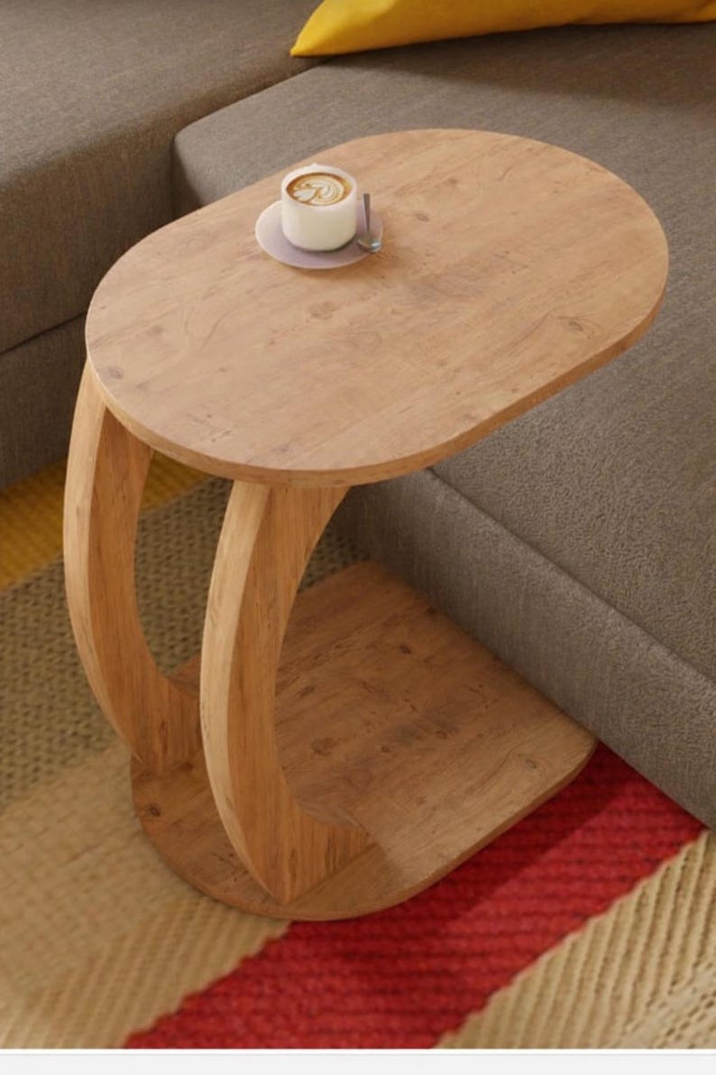 Pine Wood Coffee Table: Modern Scandi Style Living Room Table image 5
