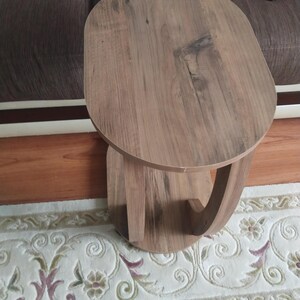 Pine Wood Coffee Table: Modern Scandi Style Living Room Table Brown