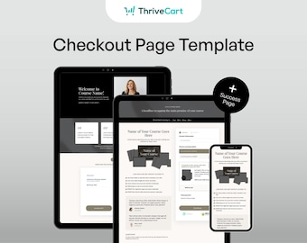 ThriveCart-betalingspaginasjabloon: voor coaches en makers van cursussen