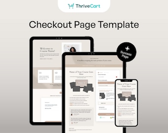 ThriveCart-betalingspaginasjabloon: voor coaches en makers van cursussen