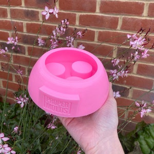 Three Slot Round Tealight Holder Mold