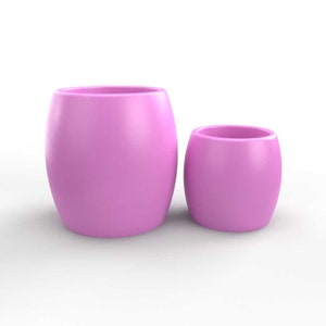 Bulge Design Plant Pot Form