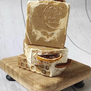 Orange Honey Soap: Handmade Cold Process Exfoliating Skincare