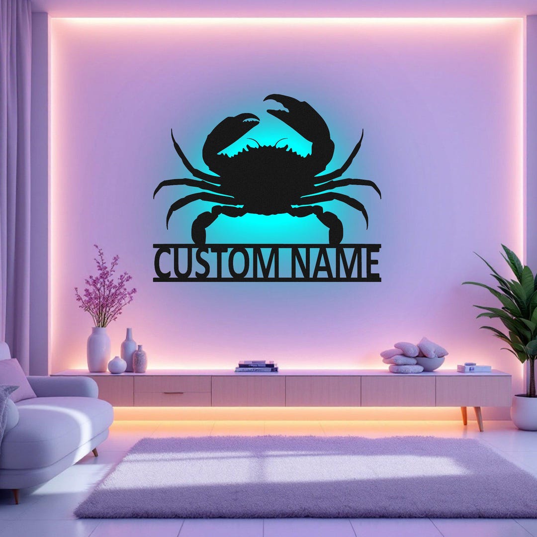 Custom Hair Stylist Led Light Metal Wall Art Hair Salon Name Sign Home
