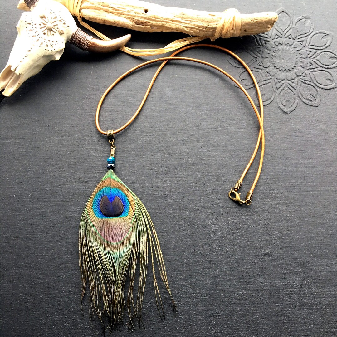 Pendentif Plume De Lune Creuse Pour Rétroviseur Voiture - Décoration Intérieure Auto Style Bohème - Plusieurs Couleurs