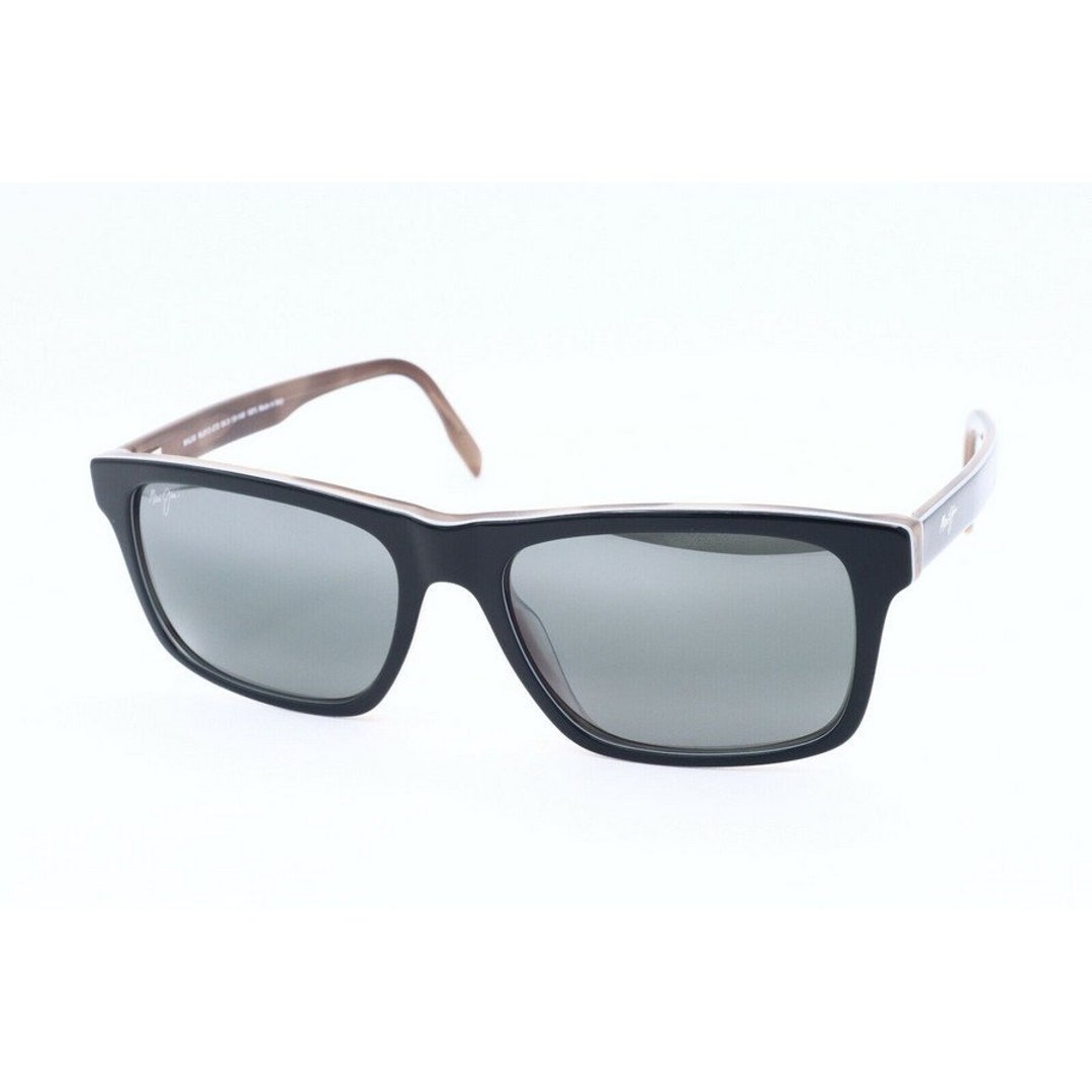 Maui Jim Waipio Valley MJ 81227D Square Black Sunglasses Etsy