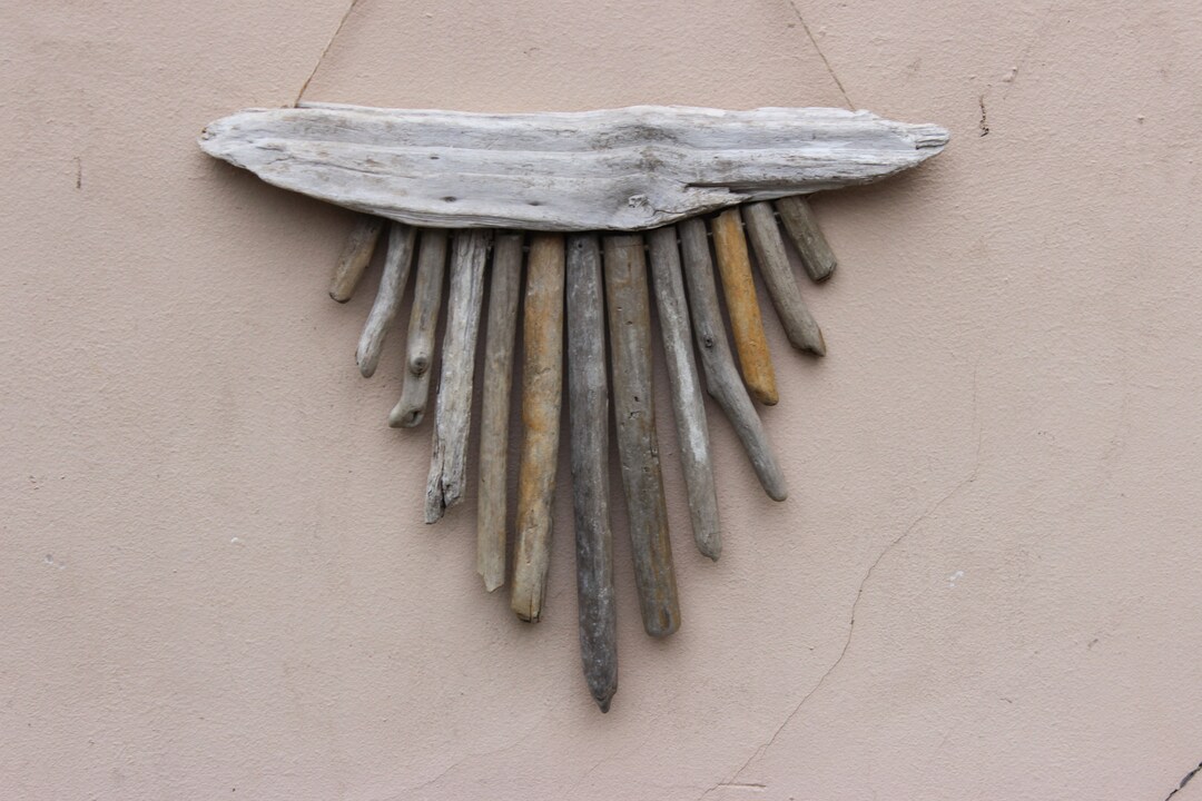 16 Inches Wide Driftwood Wall Hanging. Ecofriendly Decorative Home Accessories. Coastal Home