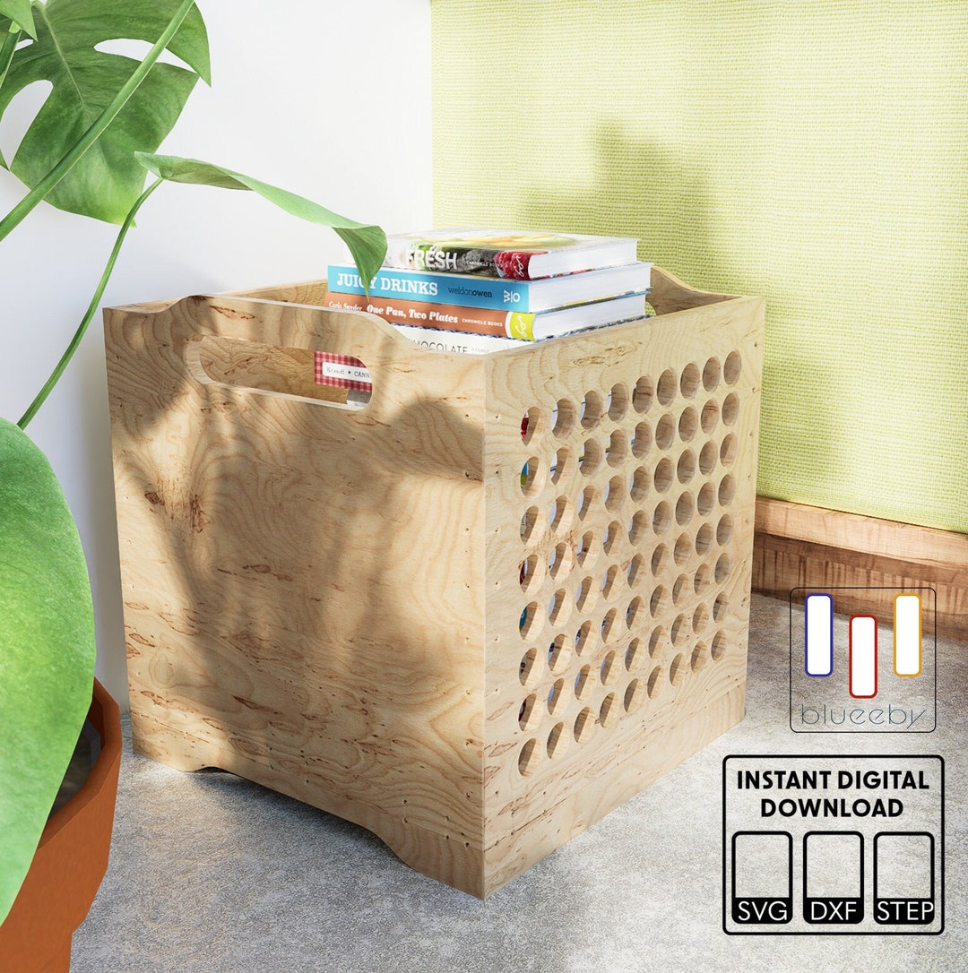 Stackable Wood Storage Box CNC Router Files. CNC 3D Files. Etsy