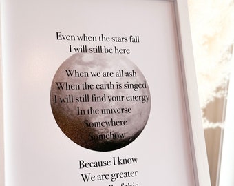 Starfall Poem Art Print