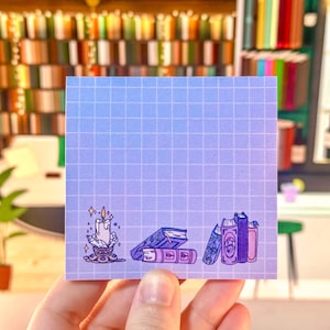 Dreamy Academia Bookish Post-It Notes