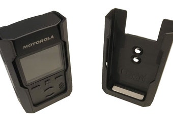 Caseroxx PC Holster Für Motorola ADVISOR TPG2200 Tetra-Pager – Mit Gürtelclip & Klett, Für Feuerwehr, Rettungsdienst, BOS