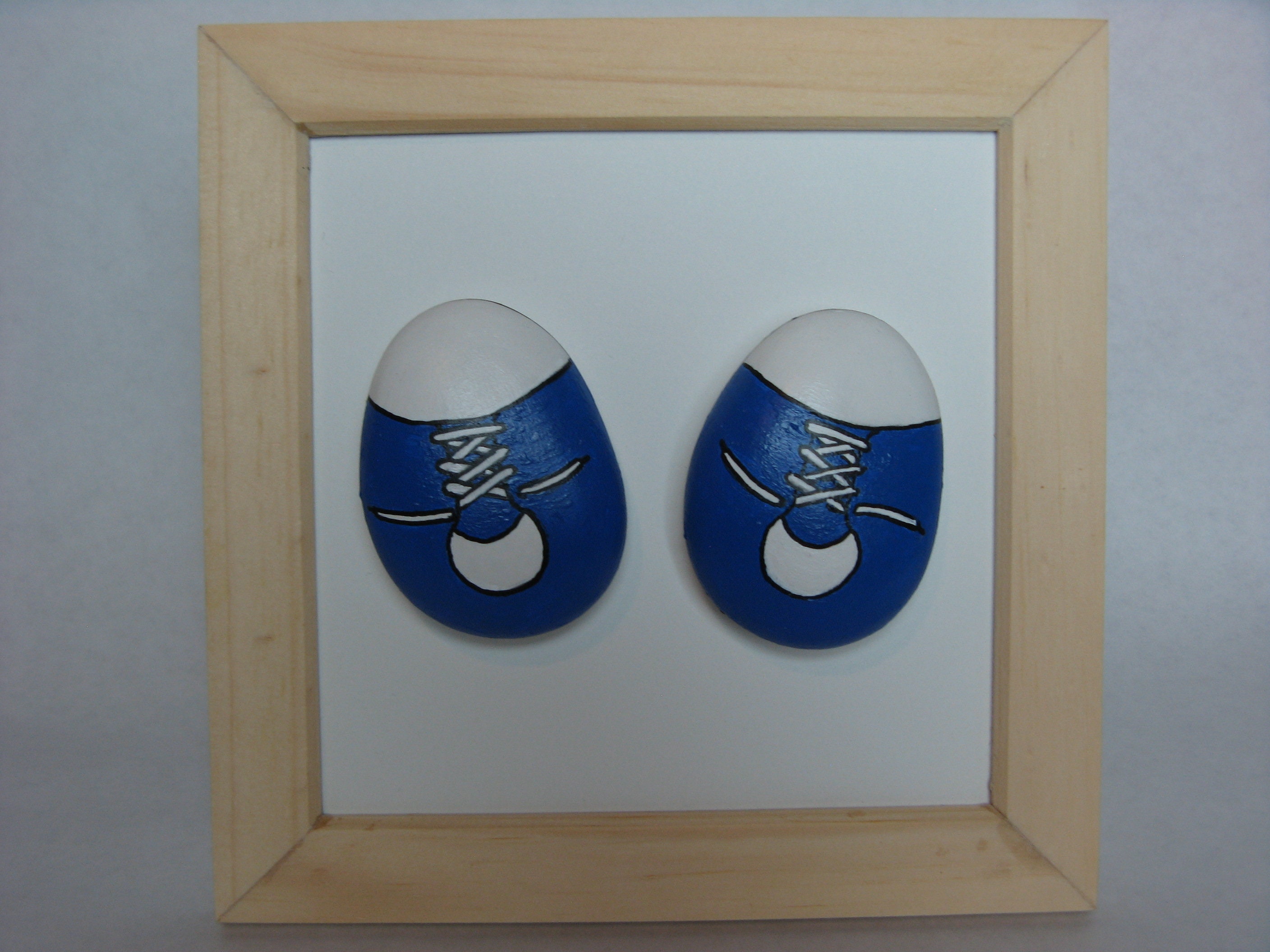 Cadre de Petites Chaussures Pour Un Jeune, Une Naissance , Sportif