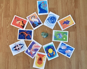 Cartes postales signes du zodiaques