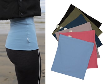 Tummy band 100% MERINO WOOL belly kidney waist warmer pregnant women men haramaki two-layered double sport