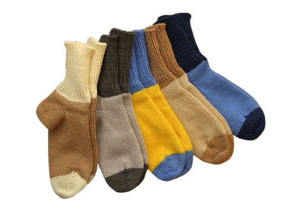 100% Merino Wool Baby Socks & Leg Warmers - Hand Knitted, For Newborns & Toddlers