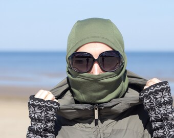 Generisch Passamontagna Da Donna E Bambina – Balaclava Invernale Antivento, Calda Con Zip, Morbida E Floccata, Ideale Per Sci E Moto