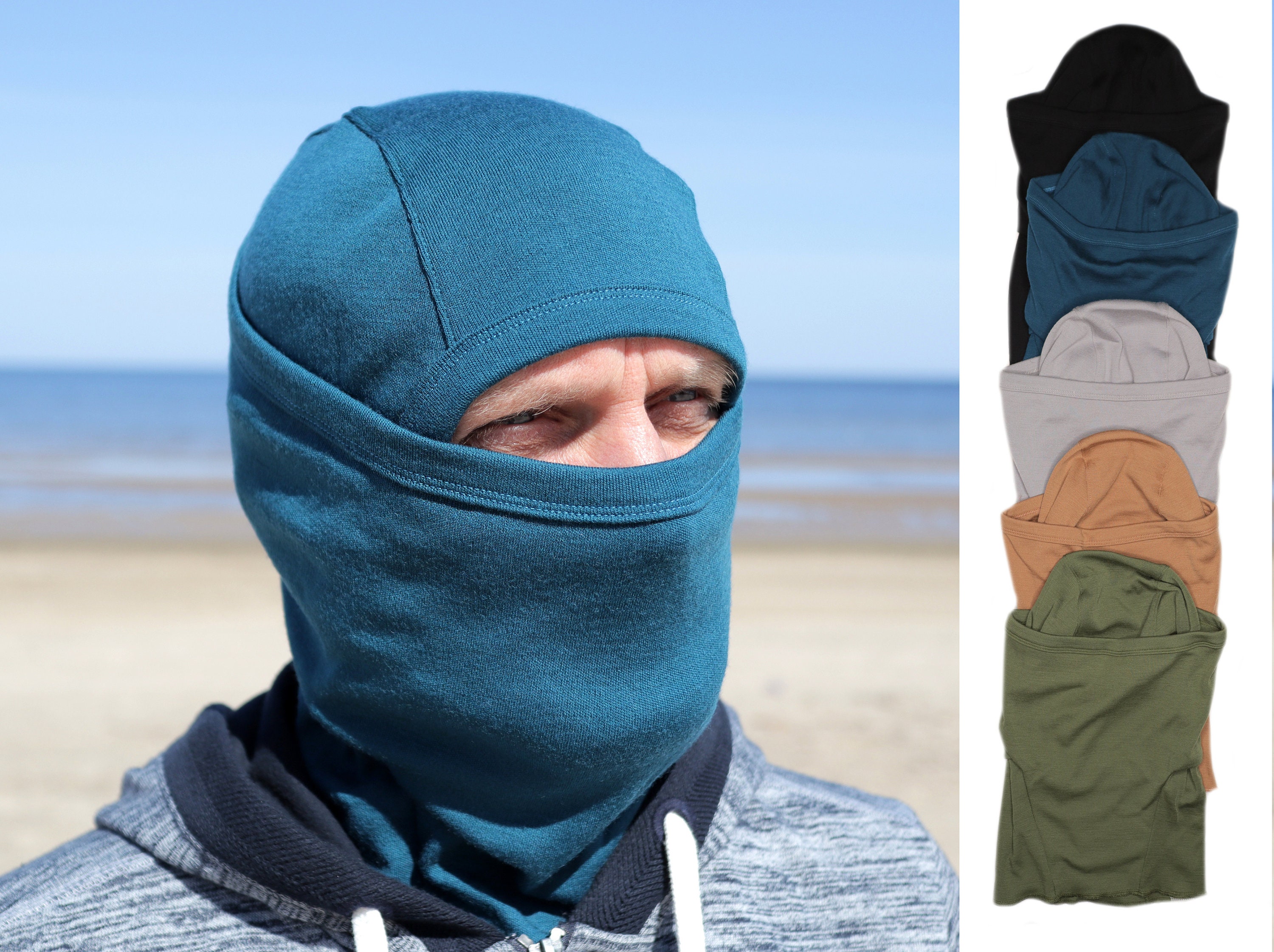 Masque De Ski, Cagoule Coupe-vent Pour Moto, Cache-cou Thermique, Masque  Intégral, Bandeau En Polaire Thermique Avec Fermeture Éclair - Temu Belgium