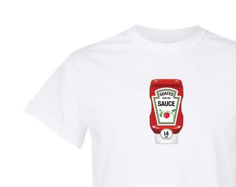 Goated with the Sauce Shirt • Goated with the Sauce T Shirt • Goated shirt • ketchup shirt • gifts for him quirked up white boy twitter meme