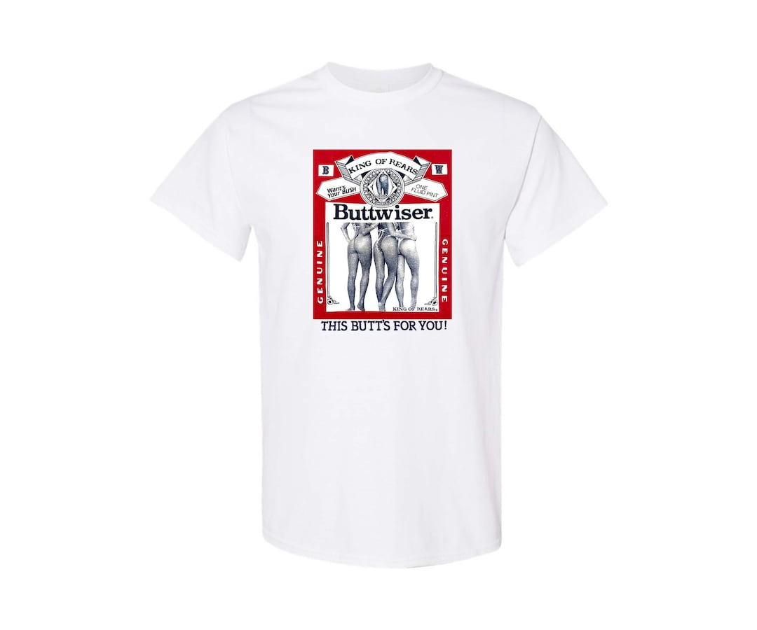 トップス 90's Buttwiser Tee XL White il_1080xN.3724689181_7iox.jpg