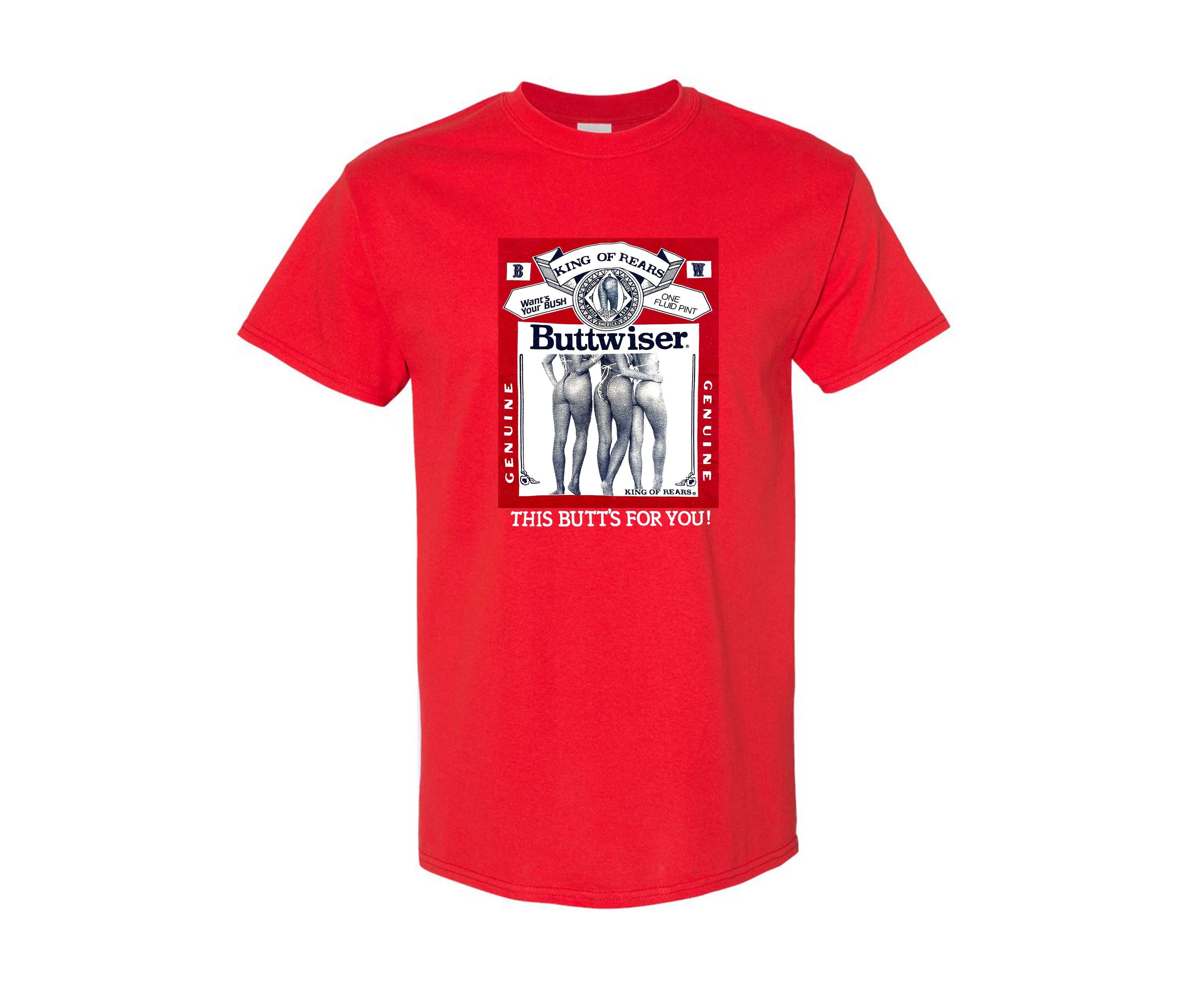 90s Style Buttwiser Shirt 90s Buttwiser T Shirt 90s Budweiser 