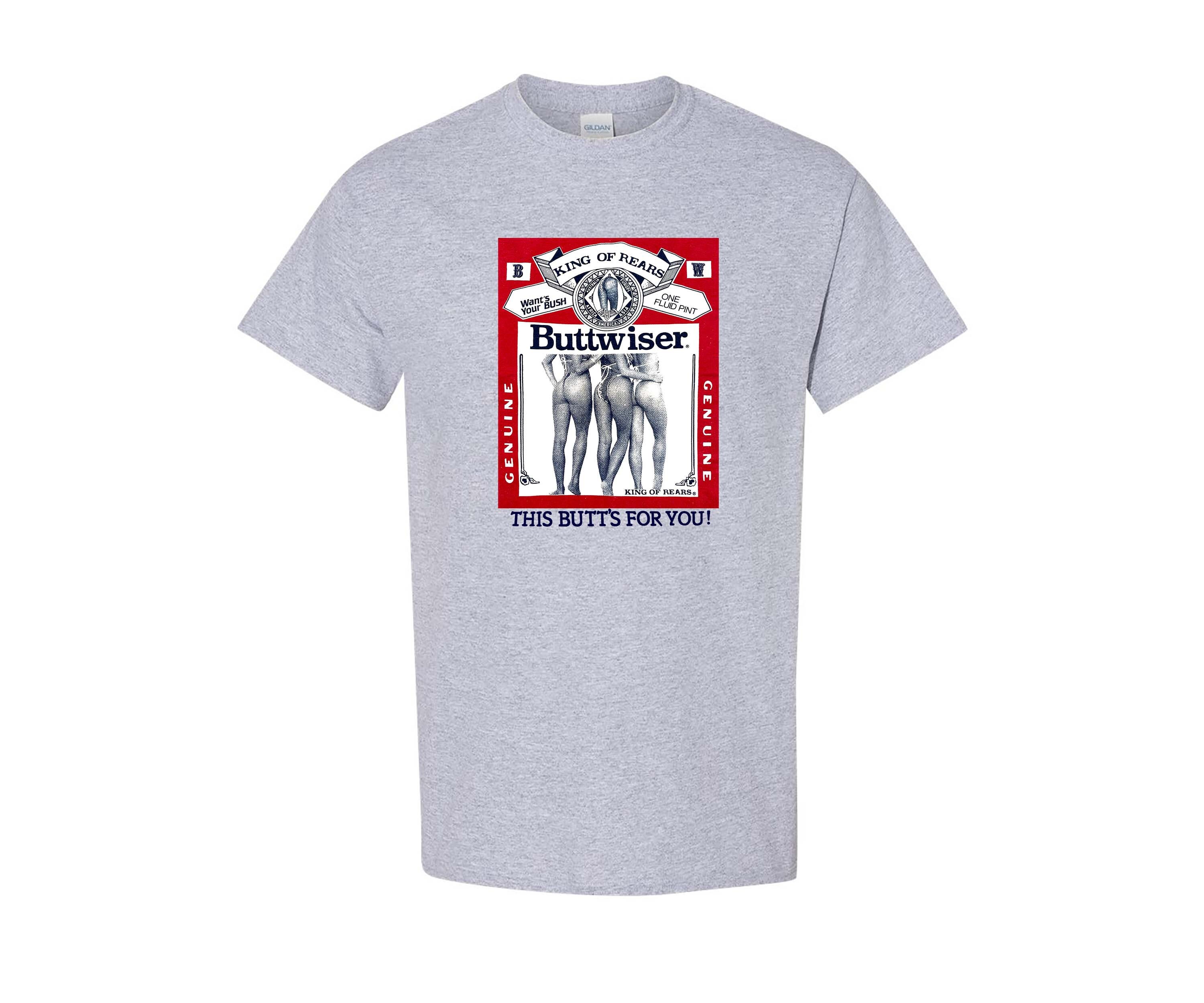 90s Style Buttwiser Shirt 90s Buttwiser T Shirt 90s Budweiser