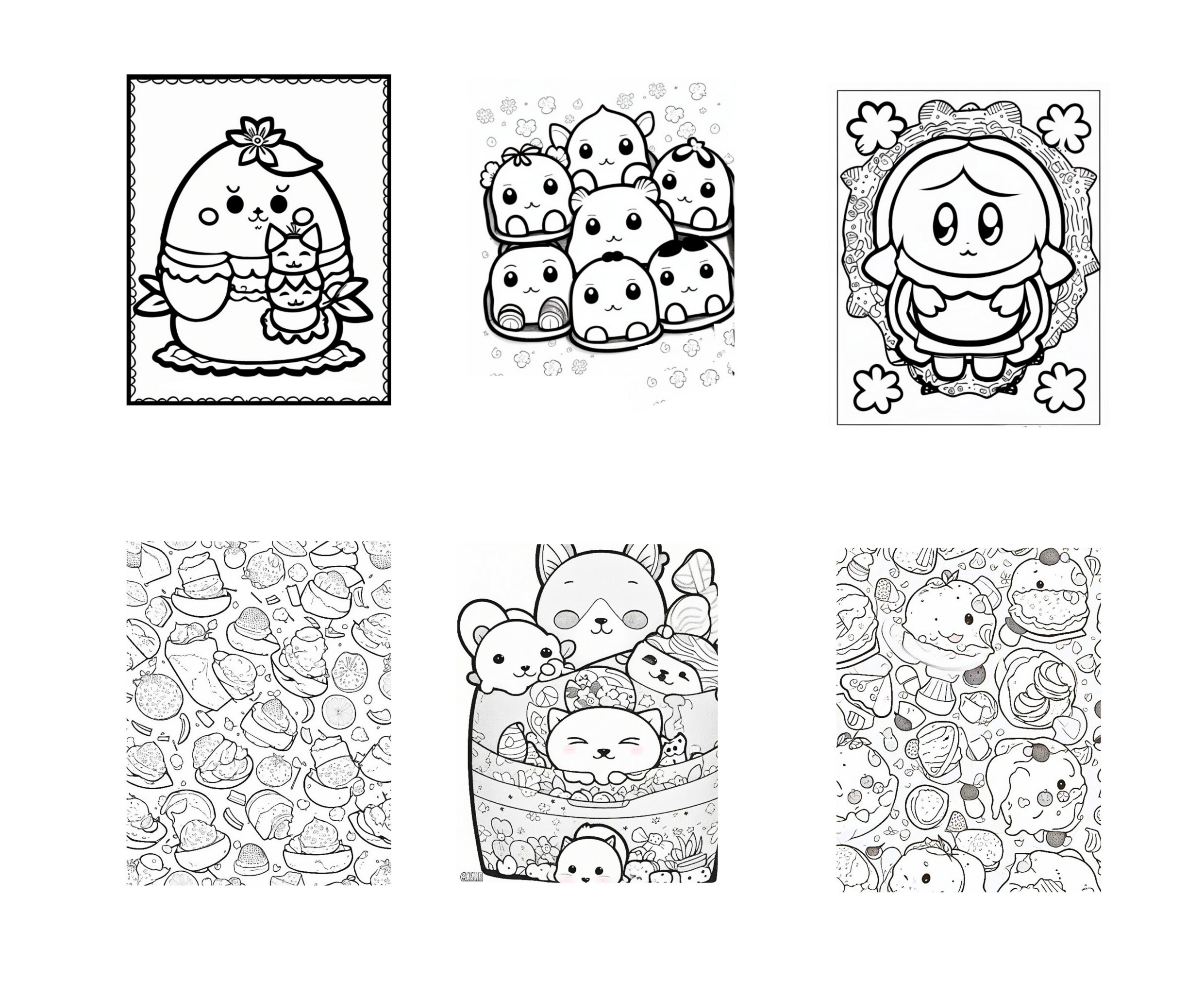Squishmallow Coloring Book - 80 Coloring Pages - Adults and Kids ...