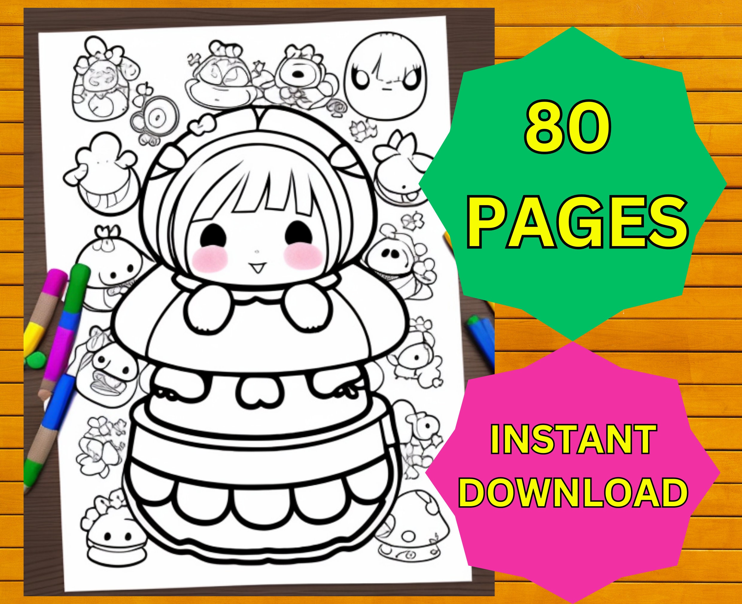 Gorgeous Squishmallow Coloring Book Picture Digital Art Gorgeous Squishmallow Coloring Book Picture Digital Art