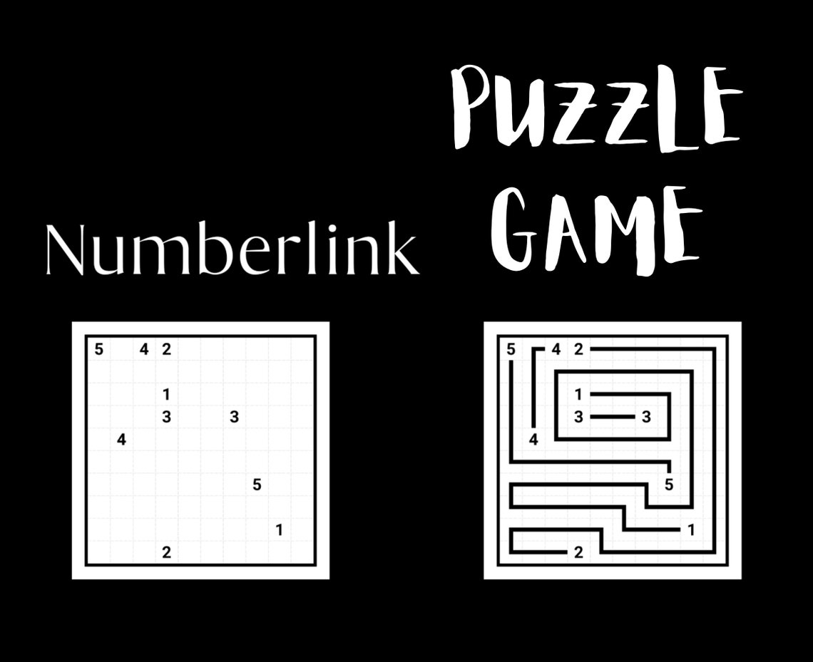 300 Number Link Puzzles for All Ages Logic Puzzle Games for Beginners ...