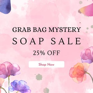 Handmade Soap Grab Bag: Natural Soap Bar Variety Pack