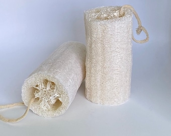 100% Natural Loofah Sponge for Bath or Kitchen, Exfoliating Sponge