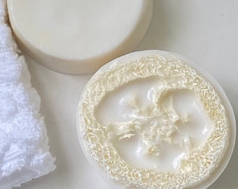 Deep Cleanse and Rejuvenate: Nourishing Loofah Soap Bars for Smooth Exfoliation, Handmade Soap, Natural Loofah Scrub Soap