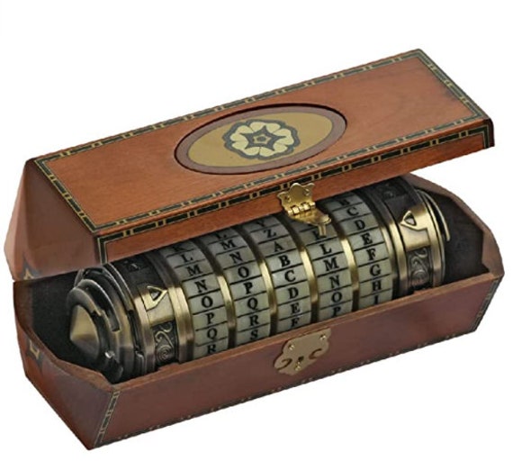 Mentor Rechazo Monarquía Da Vinci Code Mini Cryptex Lock - Etsy