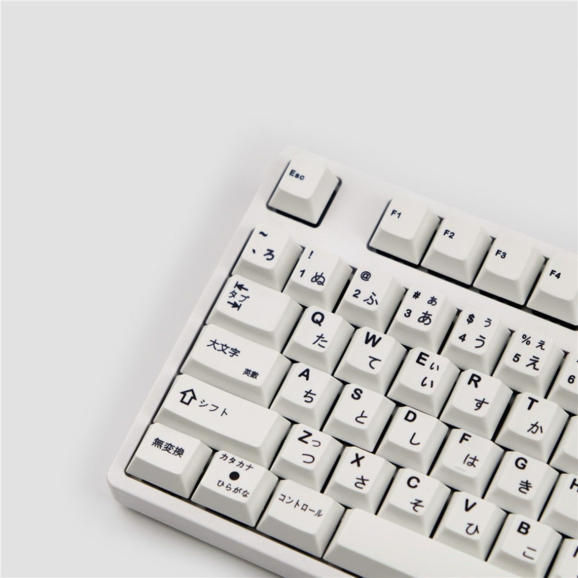 129PCS White Japanese Keycaps Set Cherry Blossoms Keycap Set Etsy