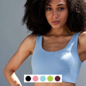 Yoga bra  | Sport bra|  Made from OEKO-tex certified fabric | Cotton rich | Ethically produced