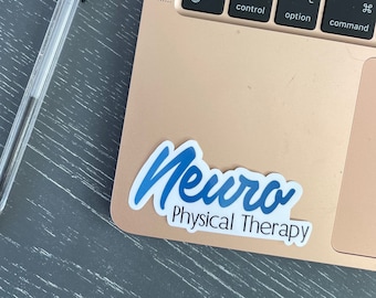 Neuro Physical Therapy Sticker, Water Bottle Sticker, Thank You Gift for Physical Therapist, Laptop Decal, PT gift for PT student