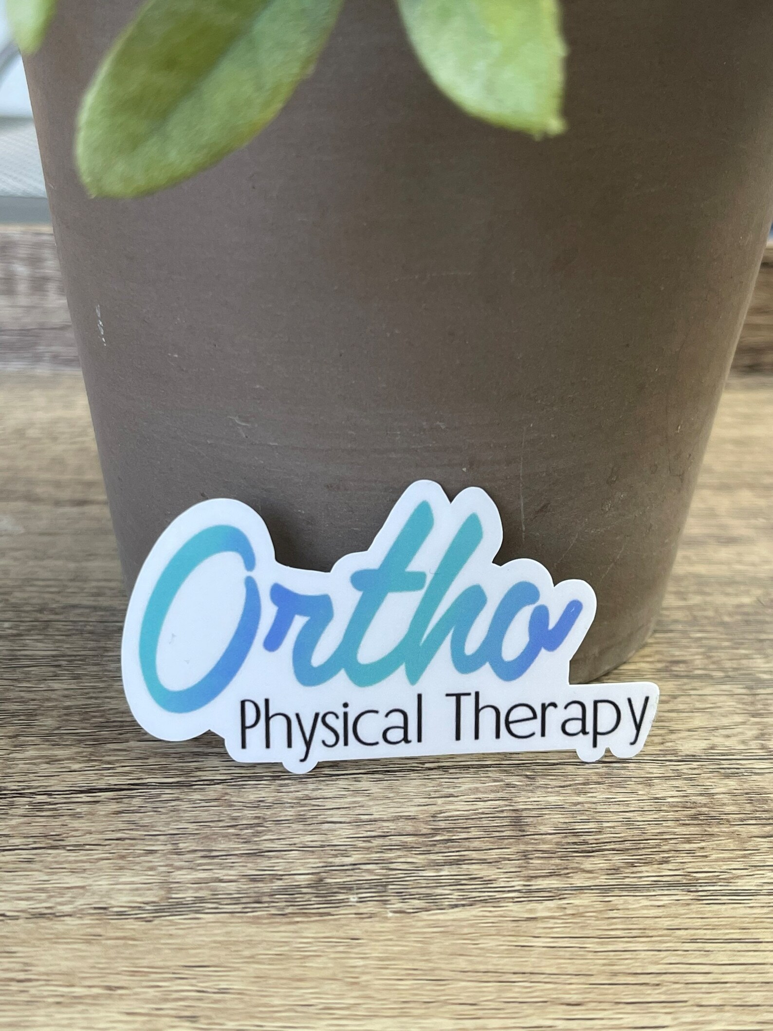 Ortho PT Sticker, Water Bottle Sticker, Thank You Gift for Physical ...