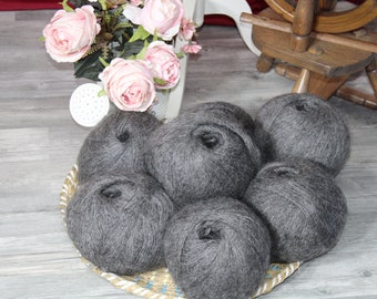 Mohair Handmade, handspun, 100% organic angora goat wool/Mohair Handmade, handspun, organic angora goat wool