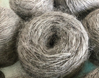 Mohair handmade from 100% organic angora goat wool, fluffy