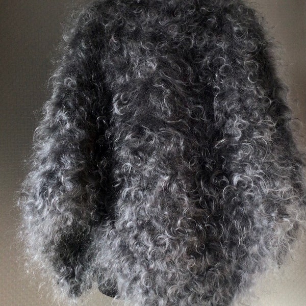 Écharpe mohair, douillette, chaude et moelleuse en laine de chèvre angora écologique/Écharpe mohair, douillette et moelleuse en laine de chèvre angora écologique