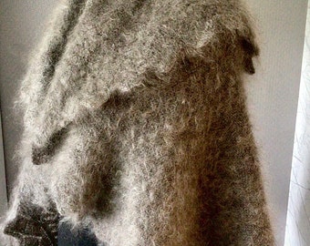 100% ecological cloth made of angora wool, mohair, warm, chic