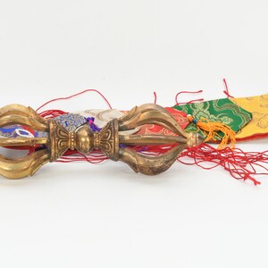 25% OFF!! Handcrafted Bronze Thunderbolt Bajra: Rare Ritual Artifact for Meditation & Collection Art Traditional Vajra Dorje