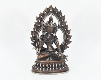 60%オフ!!ヴィンテージ銅製金剛薩埵像：神聖な仏教・チベット伝統の