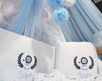 Personalized Lycra Tulle Luxury Canopy for Cribs - Mosquito Net for Bed Nursery, Bed Curtains, Tulle Canopy