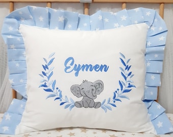 Almohadas bordadas personalizadas para la guardería del bebé, almohada de bebé personalizada, regalo de bebé, almohada de bebé personalizada, regalo de ducha de bebé