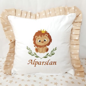 Personalized Embroidered Pillows for Baby&#39;s Nursery, Personalized Baby Pillow, Baby Gift, Custom Baby Pillow, Baby Shower Gift