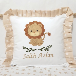Personalized Embroidered Pillows for Baby&#39;s Nursery, Personalized Baby Pillow, Baby Gift, Custom Baby Pillow, Baby Shower Gift