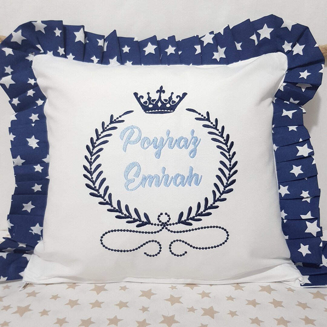 Personalized Embroidered Pillows for Baby's Nursery Add a Special Touch to Your Little One's