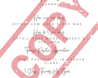 Morning Mindfulness Minimalist Journal